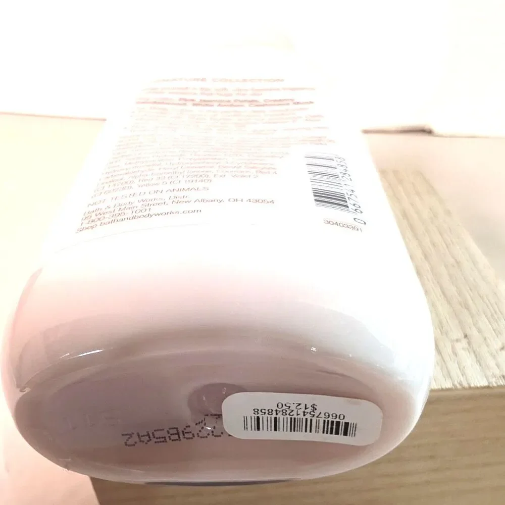 New Pink Cashmere Lotion Cream Shea Butter Vitamin E 8 Oz Bath & Body Works
